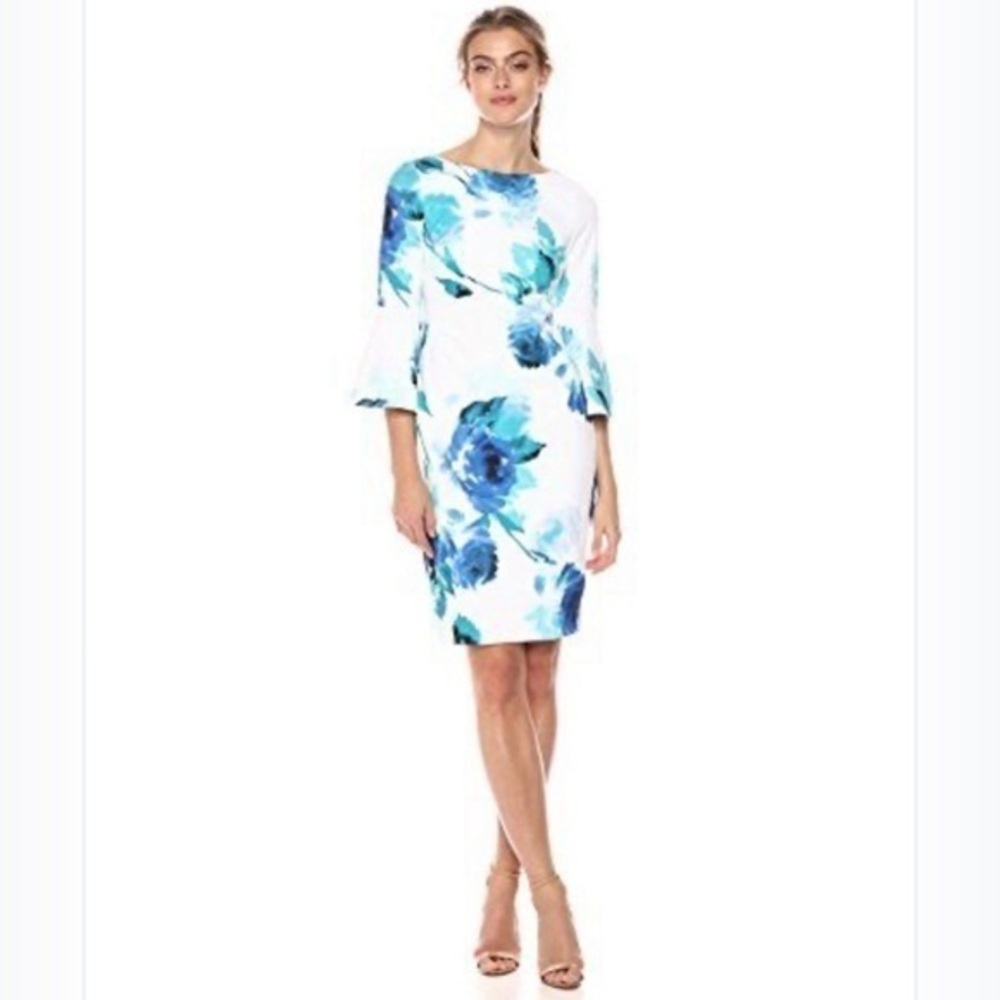 Calvin Klein Women's Peplum Sheath Dress